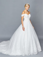 Load image into Gallery viewer, LA Merchandise LADK424 Off Shoulder Wedding Destination A-line Gown - IVORY - Dresses LA Merchandise