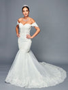 Load image into Gallery viewer, LA Merchandise LADK465 Sweetheart Off Shoulder Destination Wedding Gown - IVORY - Dresses LAD