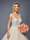 Load image into Gallery viewer, LA Merchandise LADK474 Embroidered Wedding Ball Gown - - Dresses LA Merchandise
