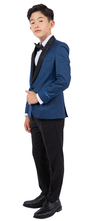 Load image into Gallery viewer, LA Merchandise LAPBT283SA 5 pc Two Toned Boys Perry Ellis Tuxedo Suit - - Boys suits LA Merchandise