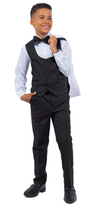 Load image into Gallery viewer, LA Merchandise LAPBT283SA 5 pc Two Toned Boys Perry Ellis Tuxedo Suit - - Boys suits LA Merchandise