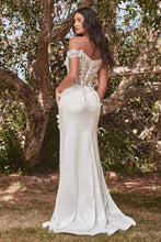 Load image into Gallery viewer, LA Merchandise LAR0186B Boned Corset Wedding Long Dress - - Dress LA Merchandise
