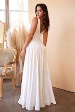 Load image into Gallery viewer, LA Merchandise LAR7469B Satin A-Line Off-White Bridal Dress - - Dress LA Merchandise