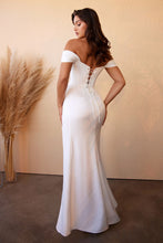 Load image into Gallery viewer, LA Merchandise LAR7484 Off Shoulder Corset Simple Bridesmaids Dress - - Dress LA Merchandise