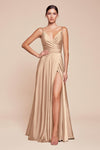 Load image into Gallery viewer, LA Merchandise LAR7485 Adjustable Spaghetti Straps Bridesmaids Dress