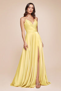 LA Merchandise LAR7485 Adjustable Spaghetti Straps Bridesmaids Dress
