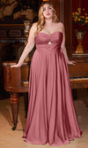 Load image into Gallery viewer, LA Merchandise LAR7496 A-line Strapless Bridesmaids Satin Gown - - Dress LA Merchandise