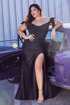 Load image into Gallery viewer, LA Merchandise LAR943P Plus Size Bow Straps Stretchy Long Prom Dress - - Dress LA Merchandise