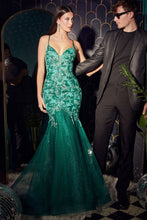 Load image into Gallery viewer, LA Merchandise LARB112 Emerald Green Long Mermaid Prom Evening Gown - EMERALD GREEN - Dress LA Merchandise