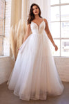 Load image into Gallery viewer, LA Merchandise LARCD0154 Embellishment A-line Pageant Gown - OFF WHITE - Dress LA Merchandise