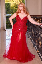 Load image into Gallery viewer, LA Merchandise LARCD0214 Beaded Strapless Special Occasion Mermaid Gown - - Dress LA Merchandise