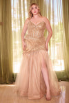 Load image into Gallery viewer, LA Merchandise LARCD0214 Beaded Strapless Special Occasion Mermaid Gown - - Dress LA Merchandise