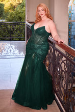 Load image into Gallery viewer, LA Merchandise LARCD0214 Beaded Strapless Special Occasion Mermaid Gown - - Dress LA Merchandise
