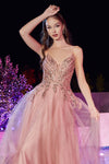 Load image into Gallery viewer, LA Merchandise LAR874 Embroidered A-line Glitter Prom Formal Gown - - Dress LA Merchandise