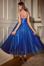 Load image into Gallery viewer, LA Merchandise LARCD996T Dual Straps Glitter A-line Vintage Dress - - Dress LA Merchandise