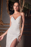 Load image into Gallery viewer, LA Merchandise LARCH225B Ruched Sequins Spaghetti Straps Wedding Gown - - LA Merchandise
