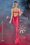 Load image into Gallery viewer, LA Merchandise LARY030 Sexy Open Back Mermaid Satin Gala Dress - - Dress LA Merchandise