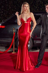 Load image into Gallery viewer, LA Merchandise LARY030 Sexy Open Back Mermaid Satin Gala Dress - RED - Dress LA Merchandise