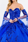 Load image into Gallery viewer, LA Merchandise LAS1914 Wholesale Ball Gown With Detachable Sleeves - - Dress LA Merchandise