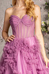 Load image into Gallery viewer, LA Merchandise LAS3455 Sweetheart Ruffled A-line Pageant Formal Gown - - Dress LA Merchandise