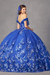 Load image into Gallery viewer, LA Merchandise LAT1447 Lace Applique Off Shoulder Ball Quince Gown - - LA Merchandise