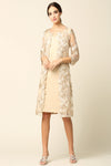 Load image into Gallery viewer, LA Merchandise LAV3351 Short Mother of Bride Attached Jacket Dress - - Dress LA Merchandise