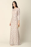 Load image into Gallery viewer, LA Merchandise LAV3397 Ruched Detail Formal Evening Dress - SAND - Dress LAV
