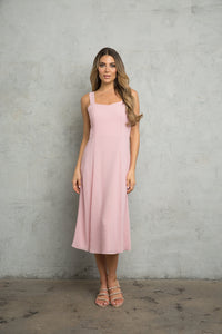 LA Merchandise LAV3489 2 Piece Short Mother of the Bride Jacket Dress - DUSTY ROSE - Dress LA Merchandise