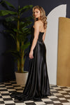 Load image into Gallery viewer, LA Merchandise LAXE1237 Sheer Bodice Strapless Formal Evening Gown - - LA Merchandise