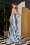 Load image into Gallery viewer, LA Merchandise LAXE1242 Sweetheart Spaghetti Straps Prom Long Dress - - LA Merchandise