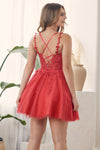 Load image into Gallery viewer, LA Merchandise LAXH784 Embroidered A-line Dual Straps Cocktail Dress - - LA Merchandise