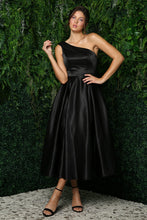 Load image into Gallery viewer, LA Merchandise LAXJE931 One Shoulder A-line Vintage Party Dress - BLACK - LA Merchandise