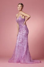 Load image into Gallery viewer, LA Merchandise LAXR282-1 Exposed Lace up Back Mermaid Evening Dress - - Dress LA Merchandise