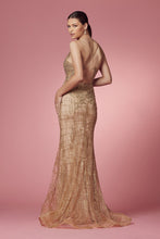 Load image into Gallery viewer, LA Merchandise LAXR282-1 Exposed Lace up Back Mermaid Evening Dress - - Dress LA Merchandise