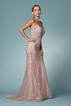 Load image into Gallery viewer, LA Merchandise LAXR282-1 Exposed Lace up Back Mermaid Evening Dress - - Dress LA Merchandise