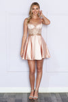 Load image into Gallery viewer, LA Merchandise LAY9200 Sheer Bodice Bridesmaids Classy Dress - LIGHT CHAMPAGNE - LA Merchandise