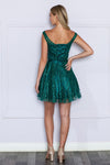 Load image into Gallery viewer, LA Merchandise LAY9204 Homecoming Glitter Mini Dress - - LAY