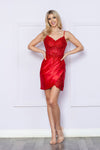Load image into Gallery viewer, LA Merchandise LAY9222 Embellished Prom Short Sexy Corset Bone Dress - RED - LA Merchandise