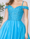 Load image into Gallery viewer, LA Merchandise LAY9234 Cold Shoulder A-line Cocktail Short Dress - - LA Merchandise