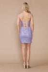 Load image into Gallery viewer, LA Merchandise LAY9236 Glitter Sequined V-neck Cocktail Party Dress - - LAY