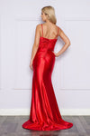 Load image into Gallery viewer, LA Merchandise LAY9254 Ruched Bodice Spaghetti Straps Prom Gown - - LA Merchandise