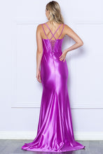 Load image into Gallery viewer, LA Merchandise LAY9258 Corset Bone Prom Dual Straps Stretch Prom Dress - - LA Merchandise
