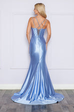 Load image into Gallery viewer, LA Merchandise LAY9258 Corset Bone Prom Dual Straps Stretch Prom Dress - - LA Merchandise