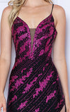 Load image into Gallery viewer, LA Merchandise LAY9276 Cut Out Back Spaghetti Straps Prom Long Dress - - LA Merchandise