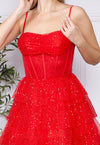 Load image into Gallery viewer, LA Merchandise LAY9328 Spaghetti Straps Ruffles A-line Prom Dress - - LA Merchandise