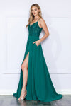 Load image into Gallery viewer, LA Merchandise LAY9368 Spaghetti Strap Sequin Embroidered Evening Gown - - LAY