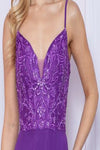 Load image into Gallery viewer, LA Merchandise LAY9368 Spaghetti Strap Sequin Embroidered Evening Gown - - LAY