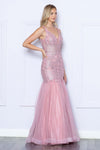 Load image into Gallery viewer, LA Merchandise LAY9388 Sleeveless Formal Mermaid Glitter Pageant Gown - - LAY