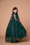 Load image into Gallery viewer, LA Merchandise LAZSCK303 Glitter Detachable Cape Mini Quince Dress - - LA Merchnadise