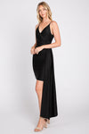Load image into Gallery viewer, LA Merchandise LN3057 Simple V-Neck Wrap Short Bridesmaids Dress - - LA Merchandise